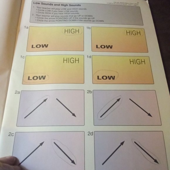 Basic Piano Prep Course: Activity & Ear Training Piano Lesson Training Book - Picture 5 of 10